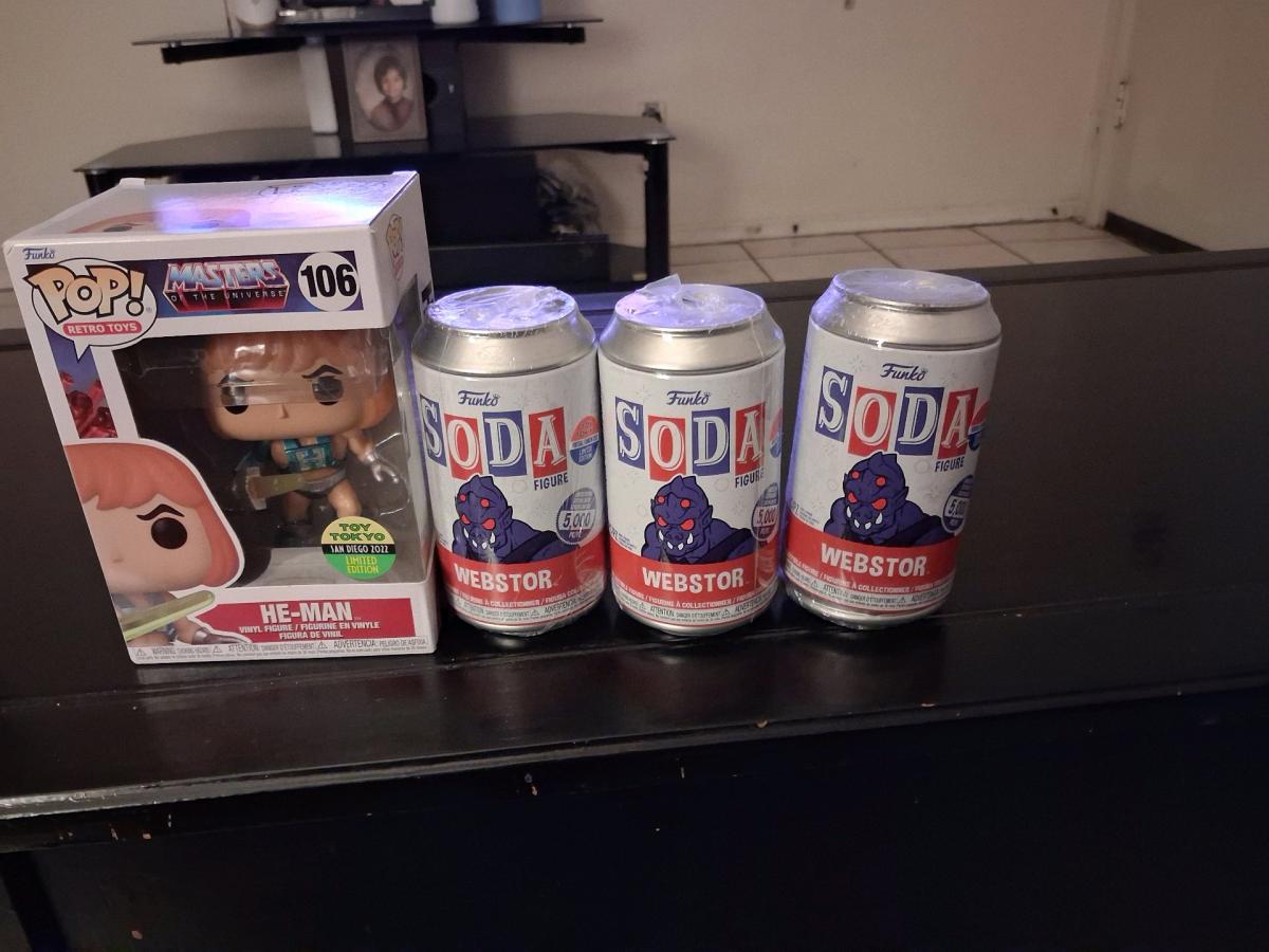 Funko Pop HeMan Masters Funko Pop Soda Webstor Sealed Funkon