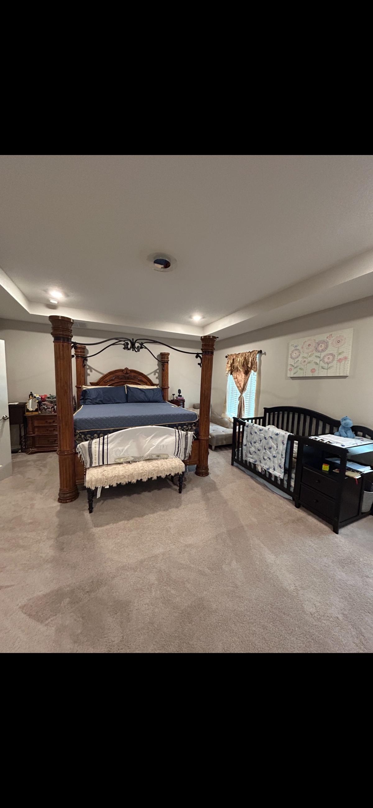 king four poster bed with mattress