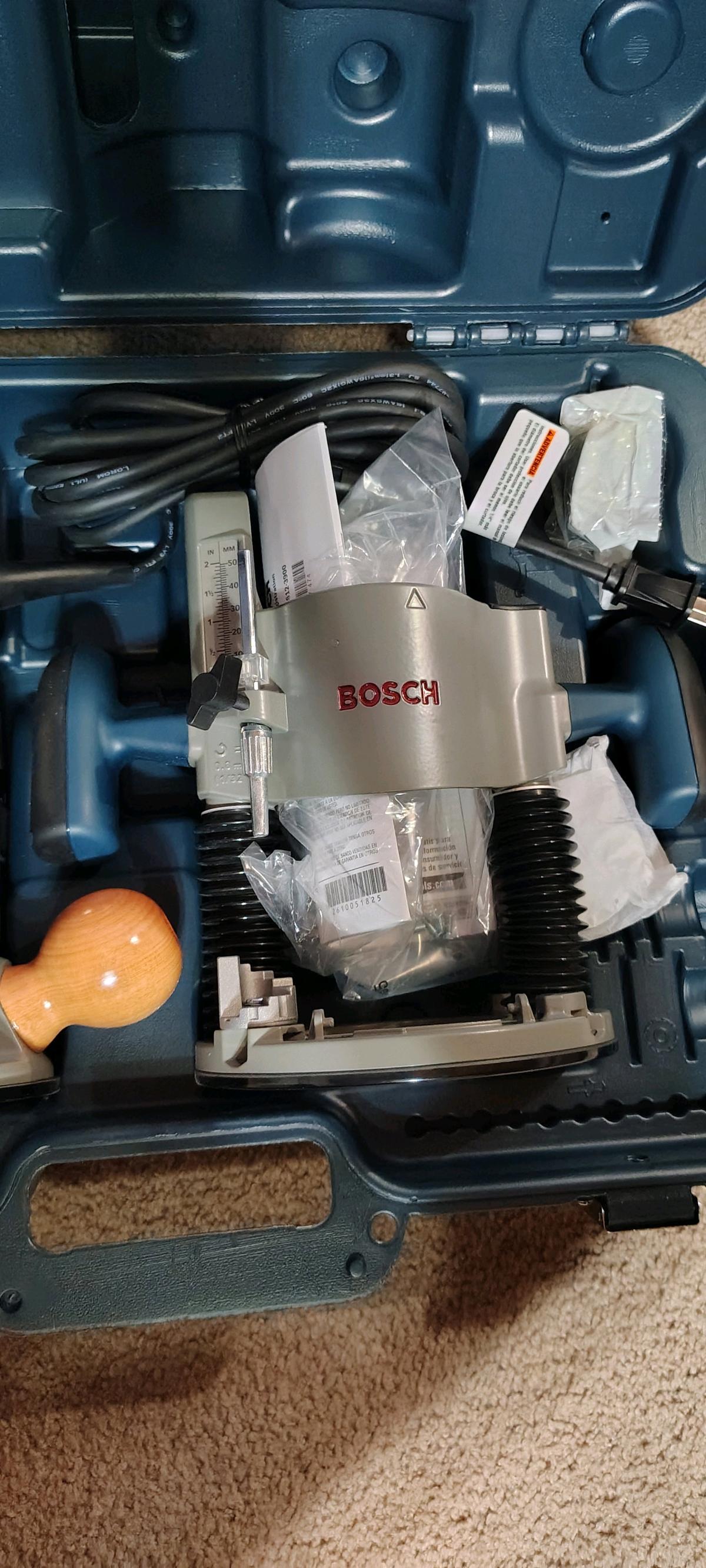 Brand New Never used Bosch Router set