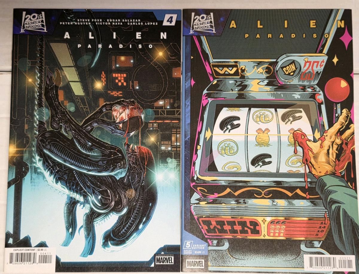 Alien Paradiso 1 2 3 4 5 Complete Set 15 Horror Aliens