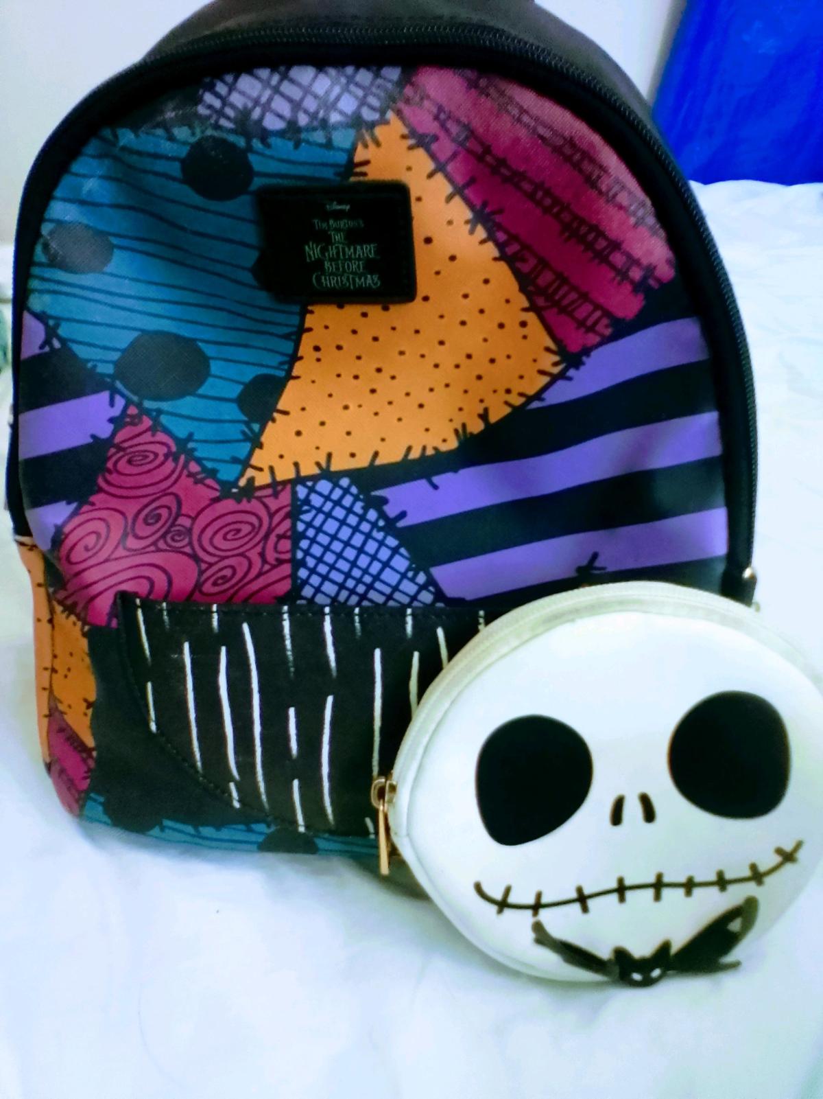 Jack Skellington Mini Backpack Purse