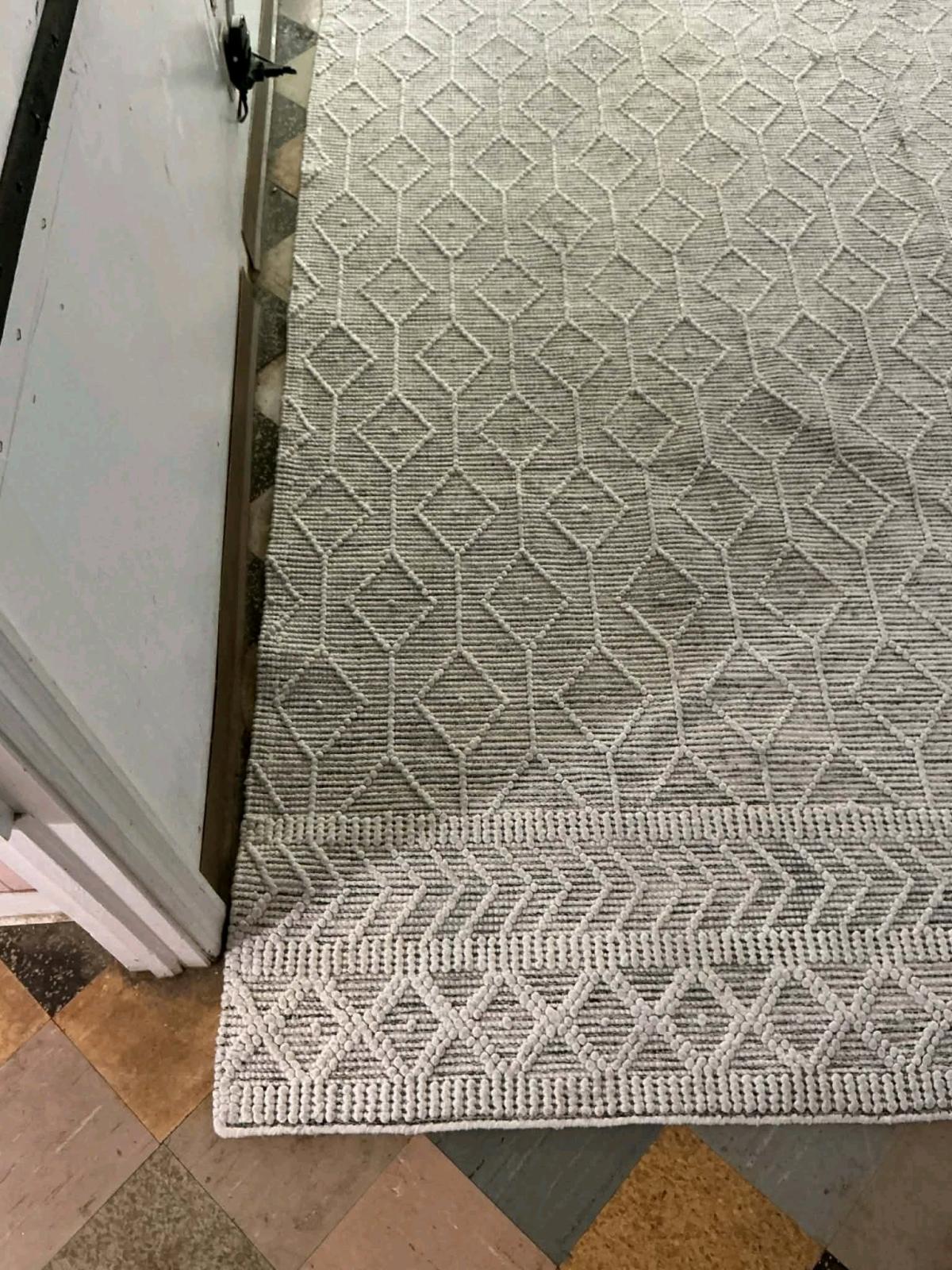 Brand New Livabliss Hygge 9x12 Wool Rug  Factory Damage on E