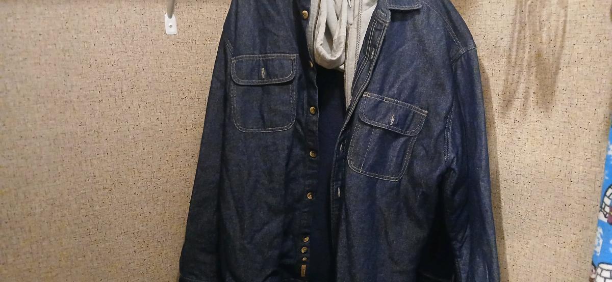 mens blue denim  Schmidt jacket