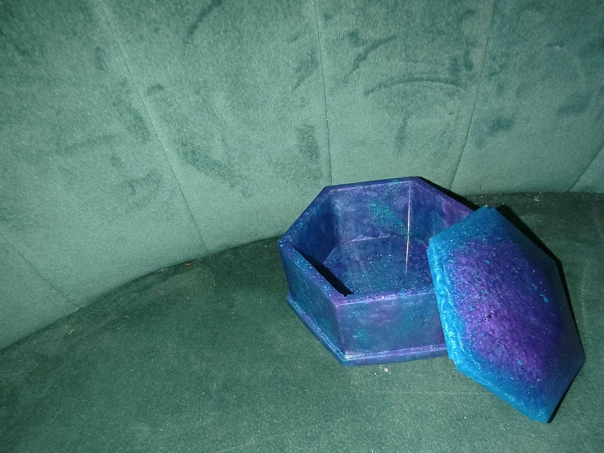 Custom Resin art jewelry box