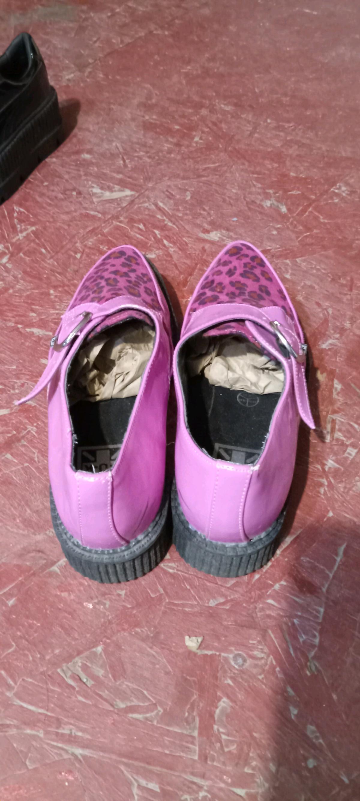 Pink Black and Leopard print Creepers