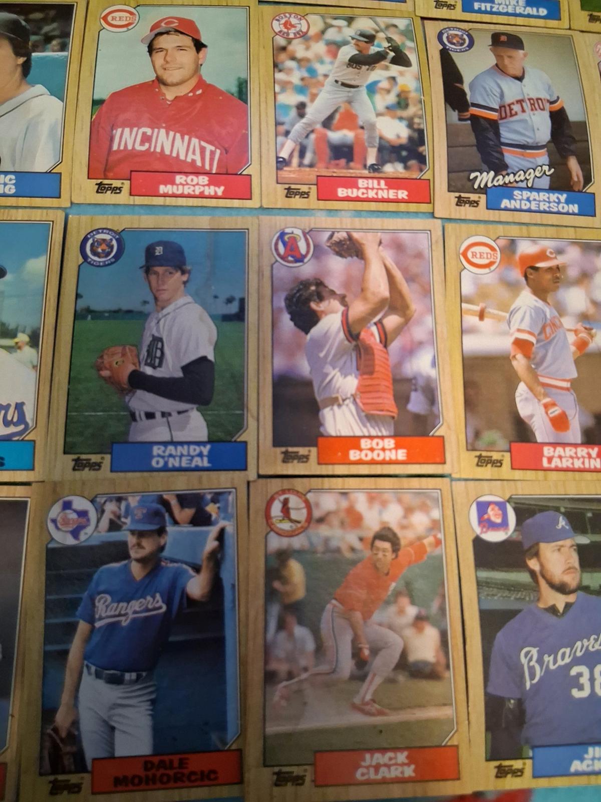 topps 1987 baseball cards set 792 cards