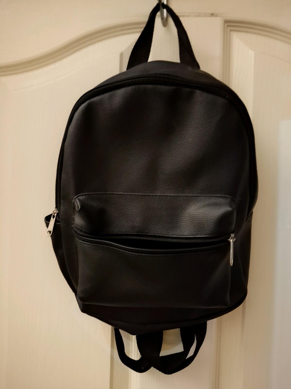 Mini Pleather Backpack