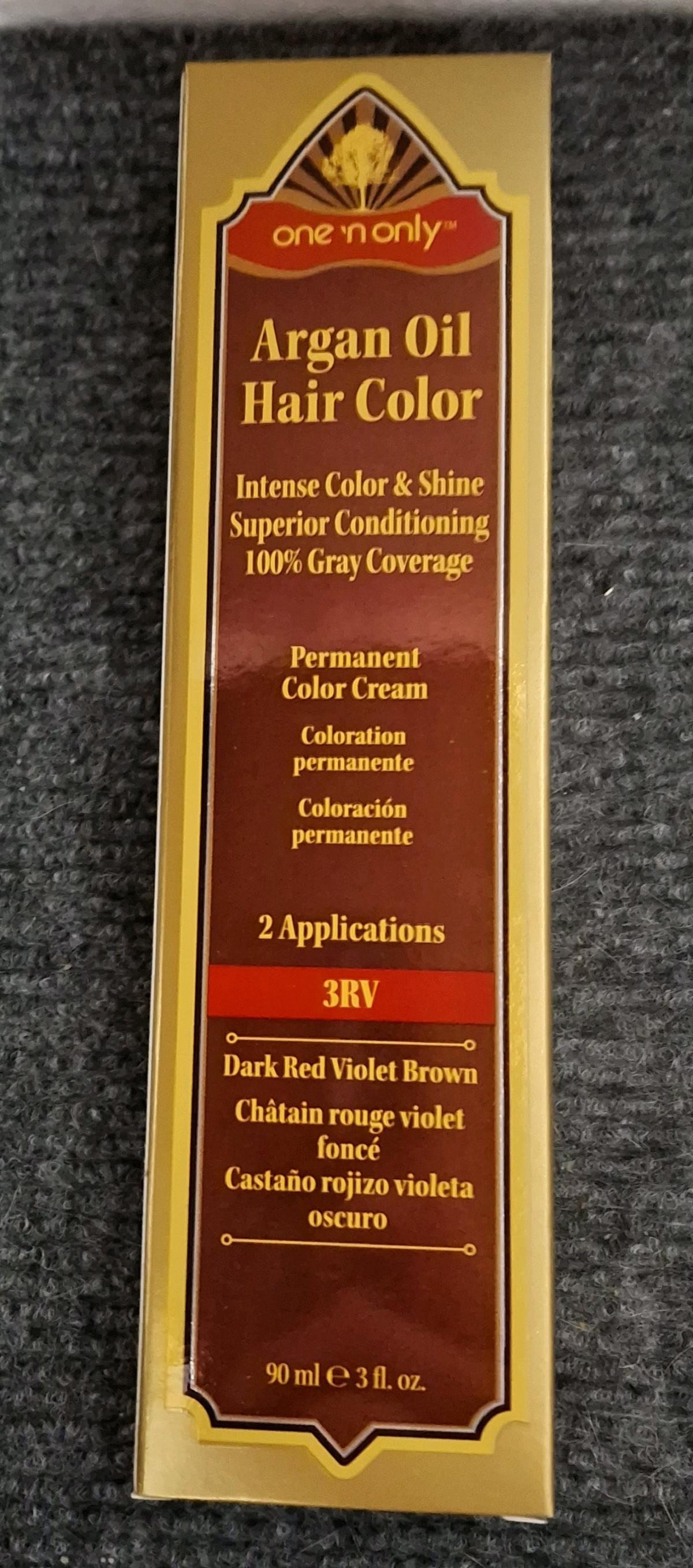 Argan Oil Hair Color Dark Red Violet Brown