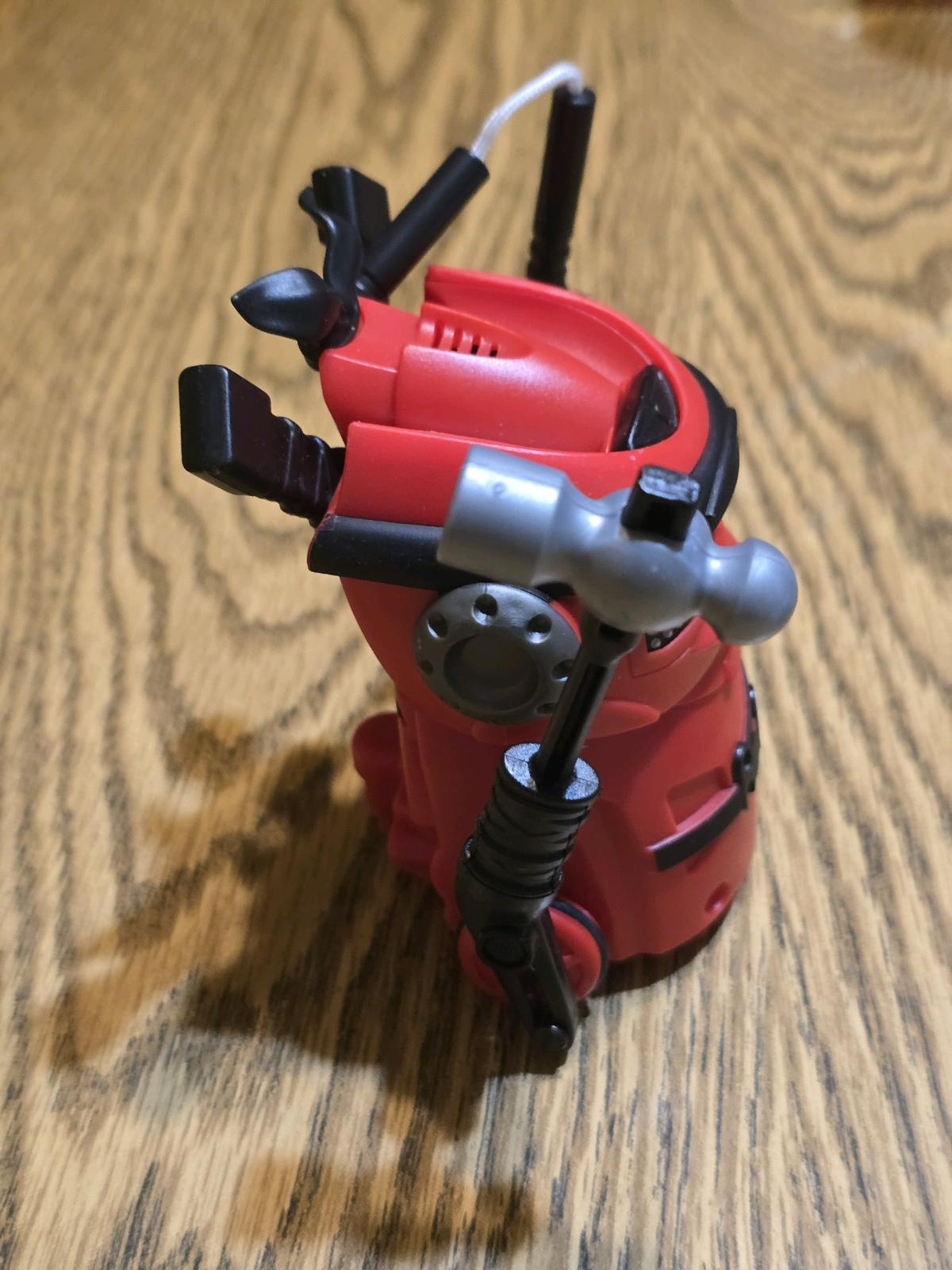 Red robot toy