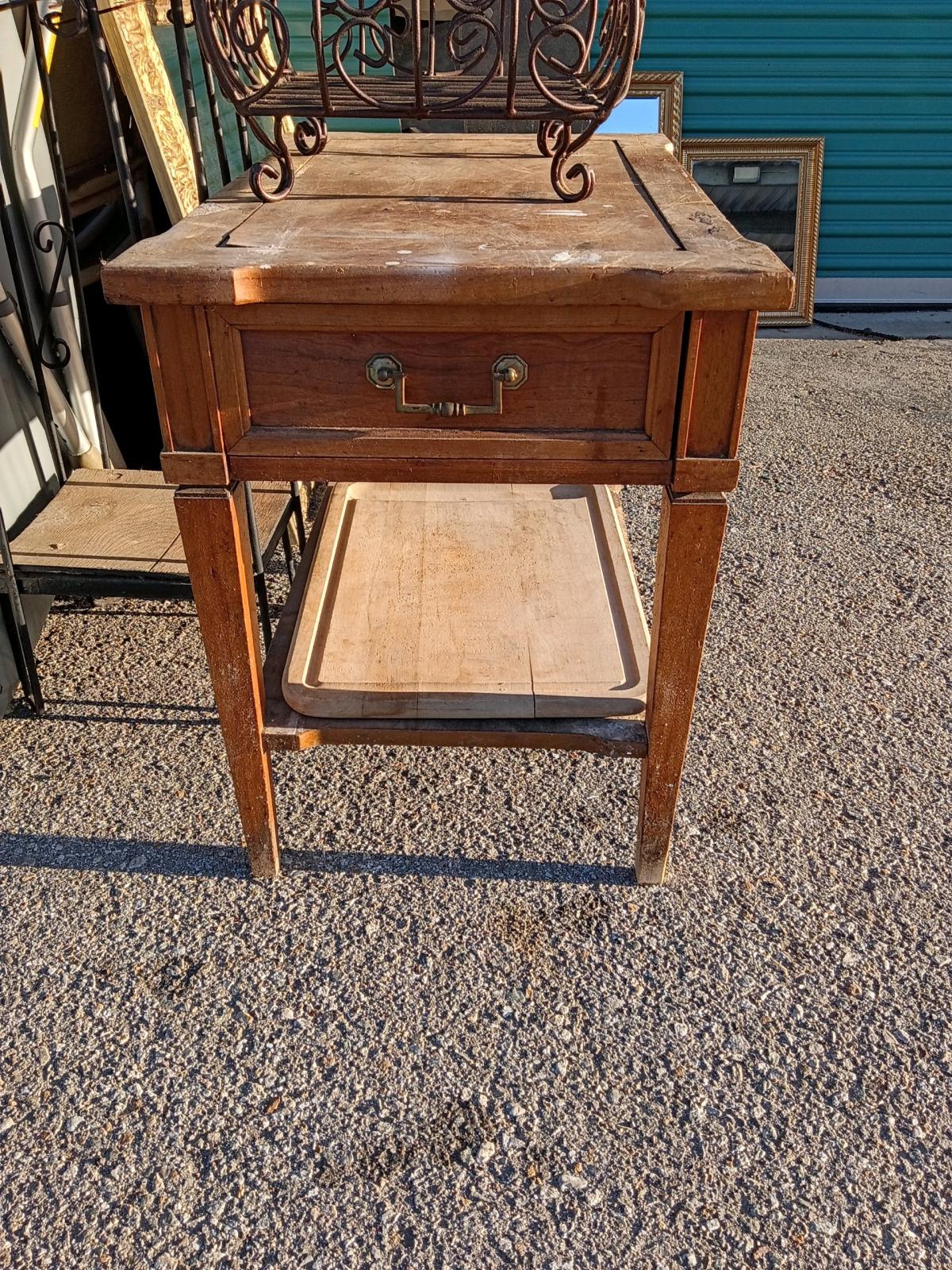 Antique Nightstand from Italy