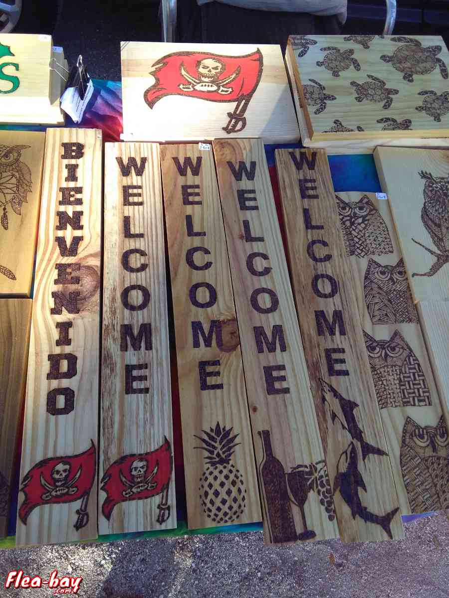 Woodburned Art - Saint Petersburg, Florida - FleaMarketBay