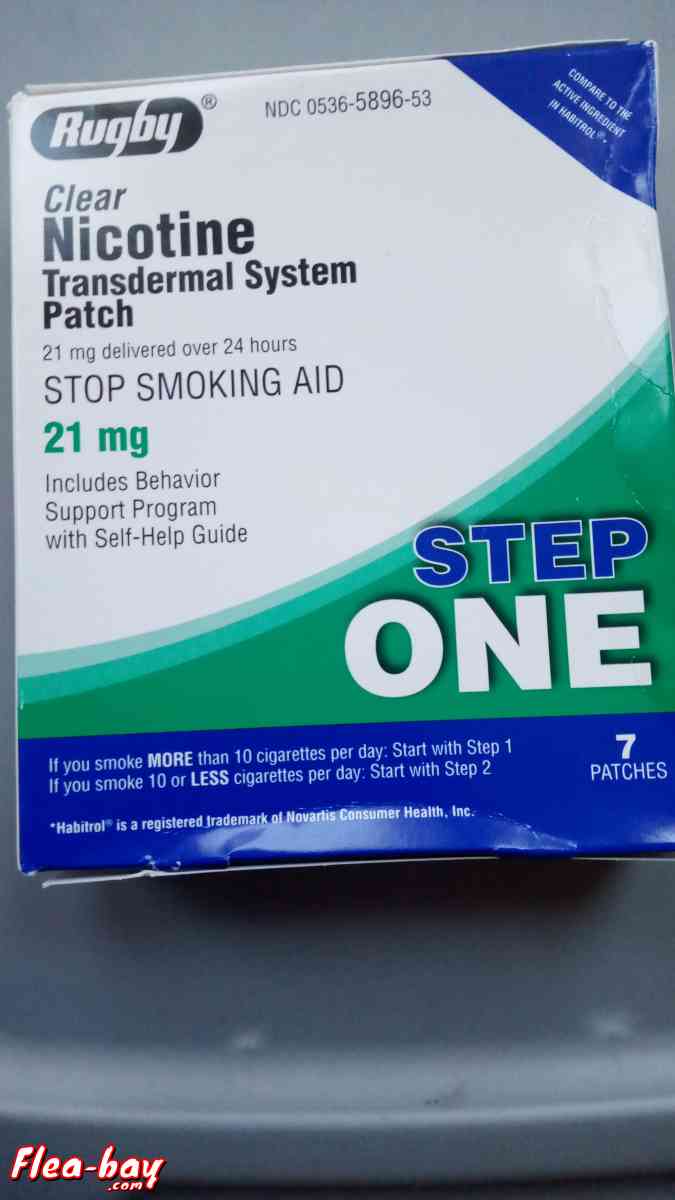 Stop Smoking aid Rugby clear 7,21mg.patches - Philadelphia, Pennsylvania - FleaMarketBay