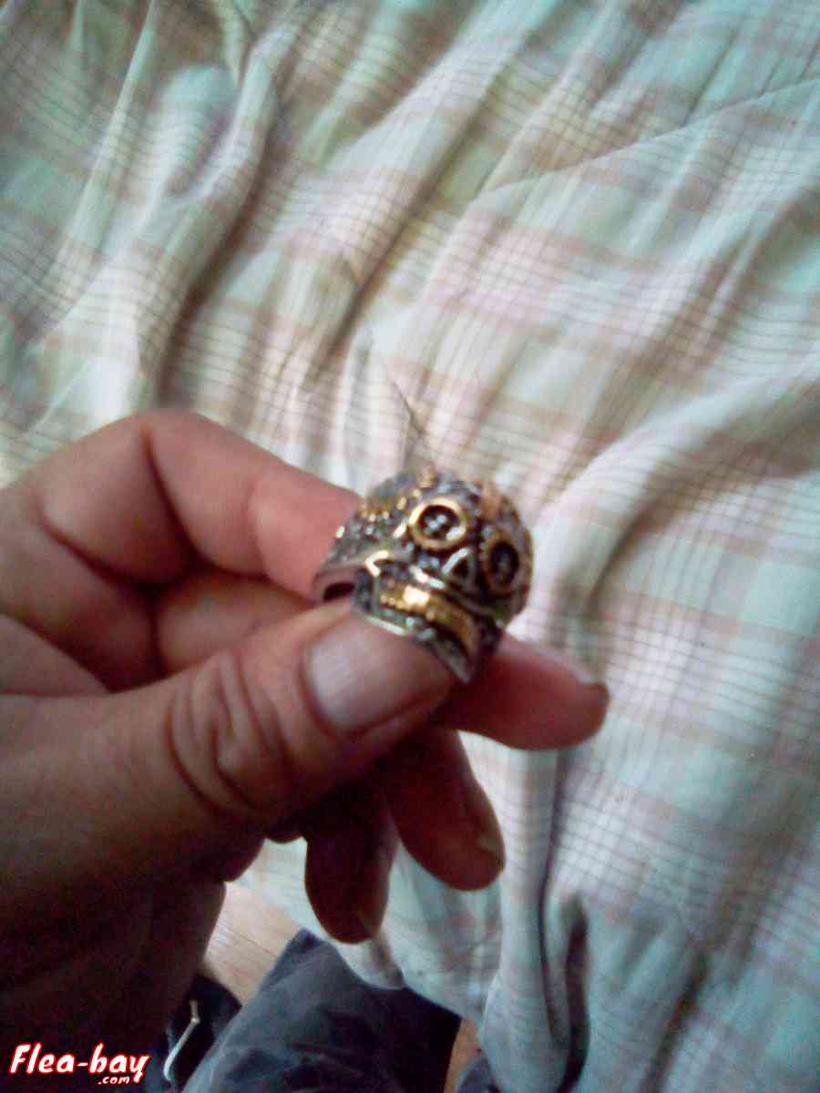 men's stainless steel skull ring size 11 - Alamo, Texas - FleaMarketBay