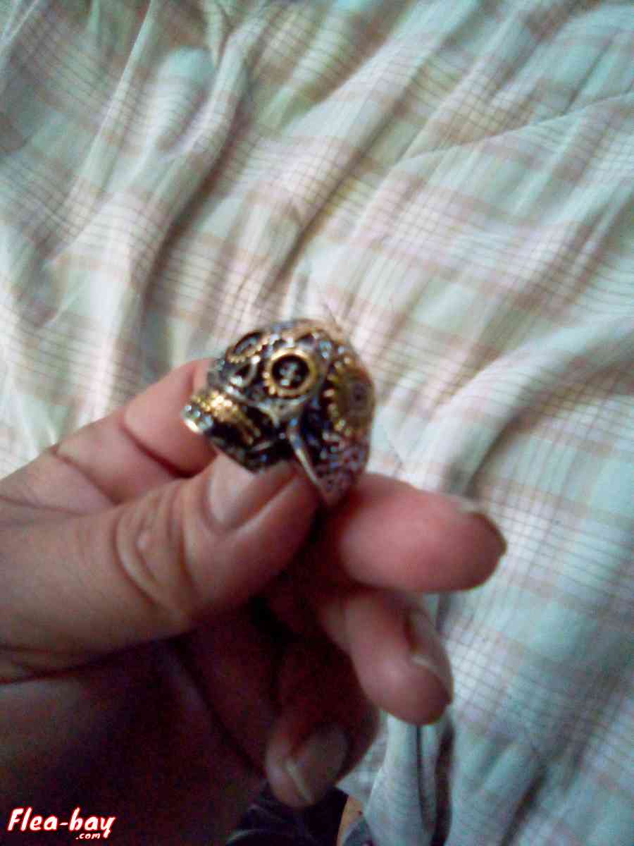 men's stainless steel skull ring size 11 - Alamo, Texas - FleaMarketBay