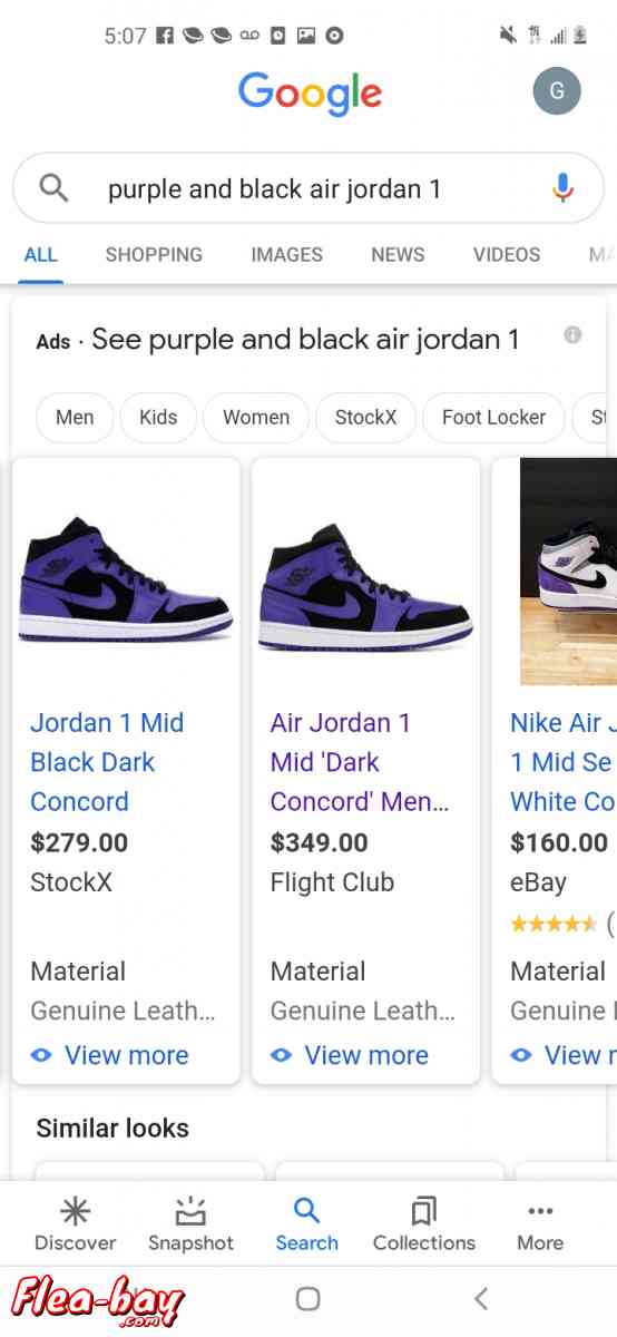 Nike Air Jordan 1 concord" - San Fernando, California - FleaMarketBay