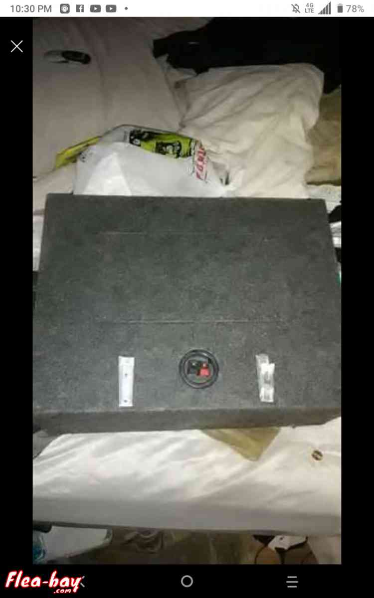 Tw12 speaker box - Macon, Georgia - FleaMarketBay