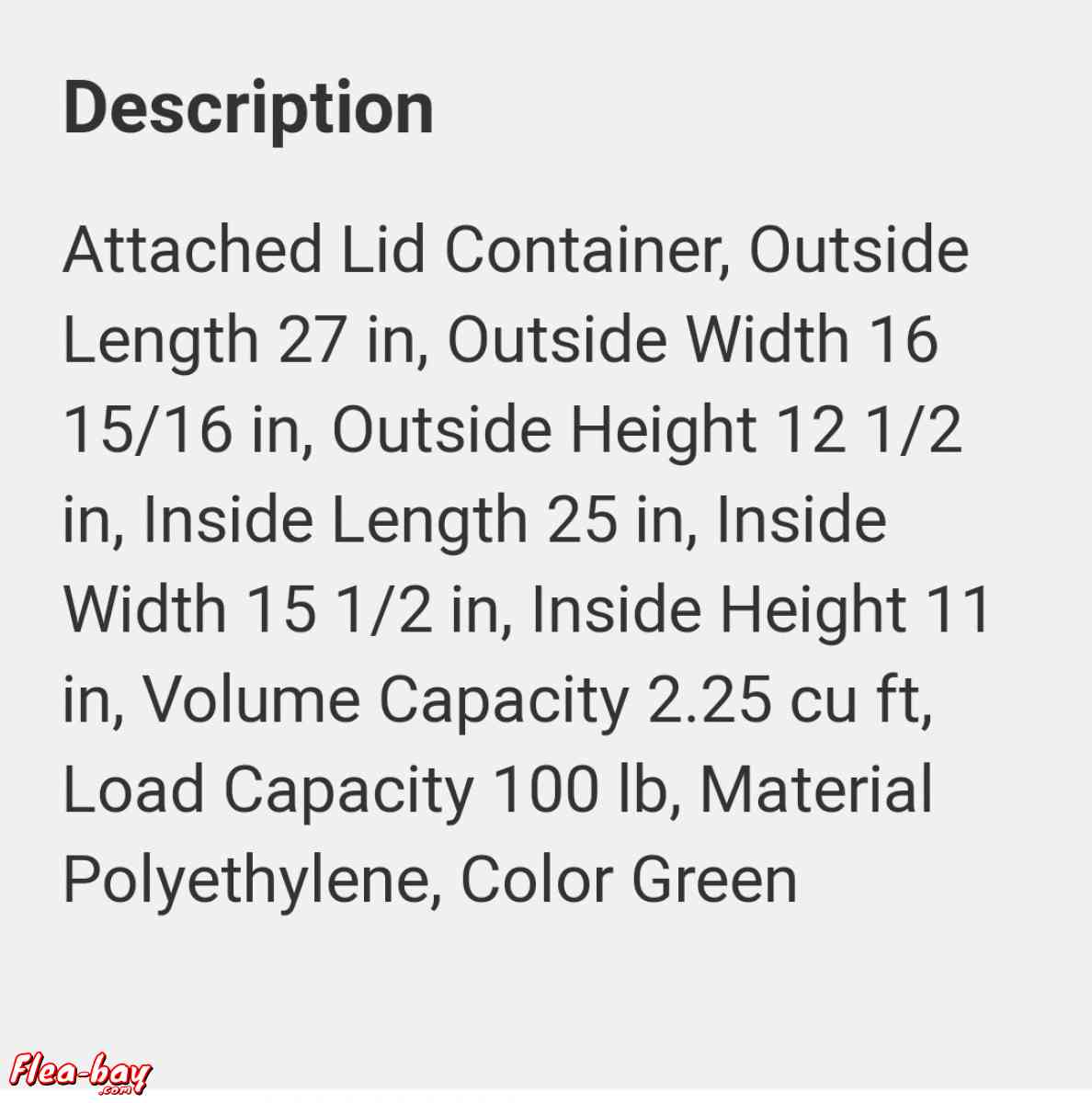 industrial totes - Augusta, Georgia - FleaMarketBay