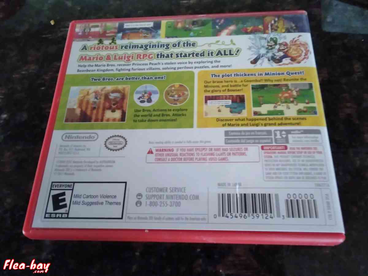 Mario & Luigi: Superstar Saga + Bowser's Minions - Louisville, Kentucky - FleaMarketBay