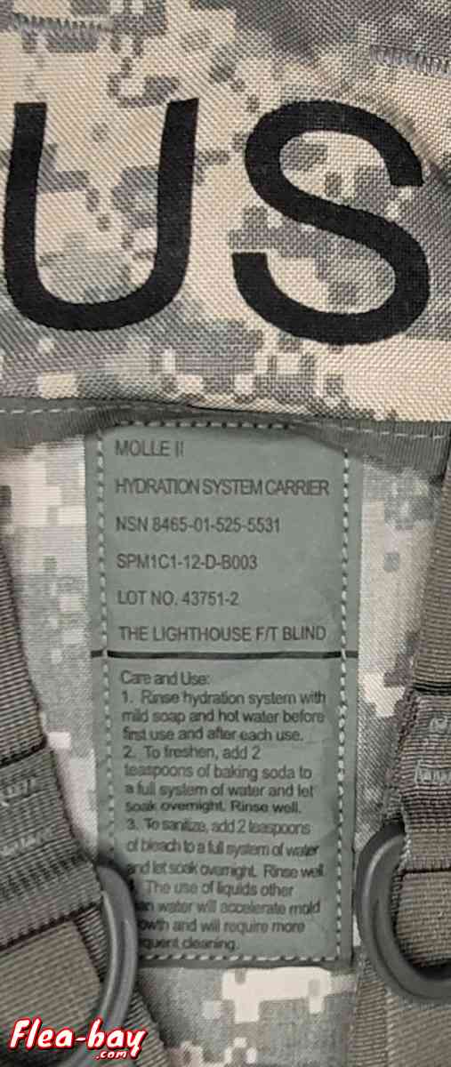 USGI HYDRATION PACK - Weaverville, California - FleaMarketBay