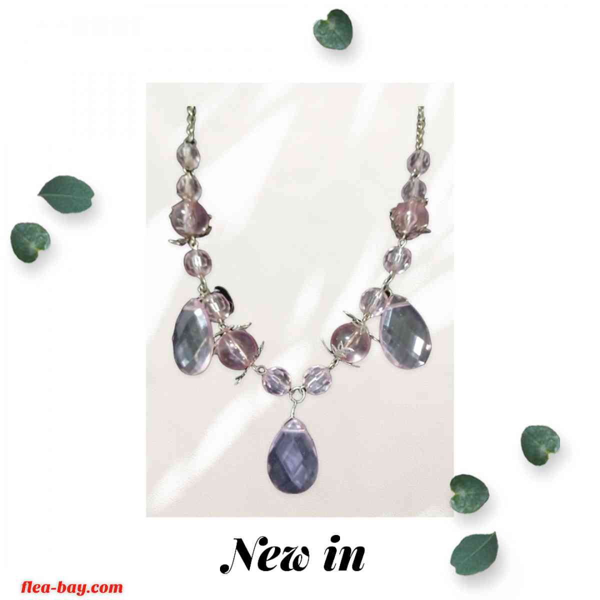 Pink clear necklace - Indianapolis, Indiana