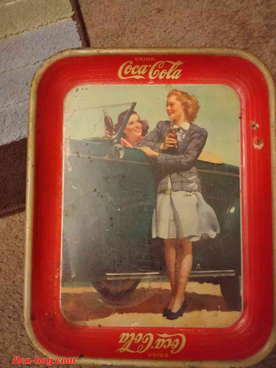 orginal 1942 coke cola tray in great condition - Advance, Indiana - FleaMarketBay