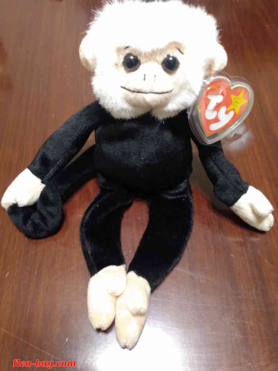 Ty Beanie Babys. "Rare" Monkey Collection of 4 - Wahpeton, North Dakota - FleaMarketBay