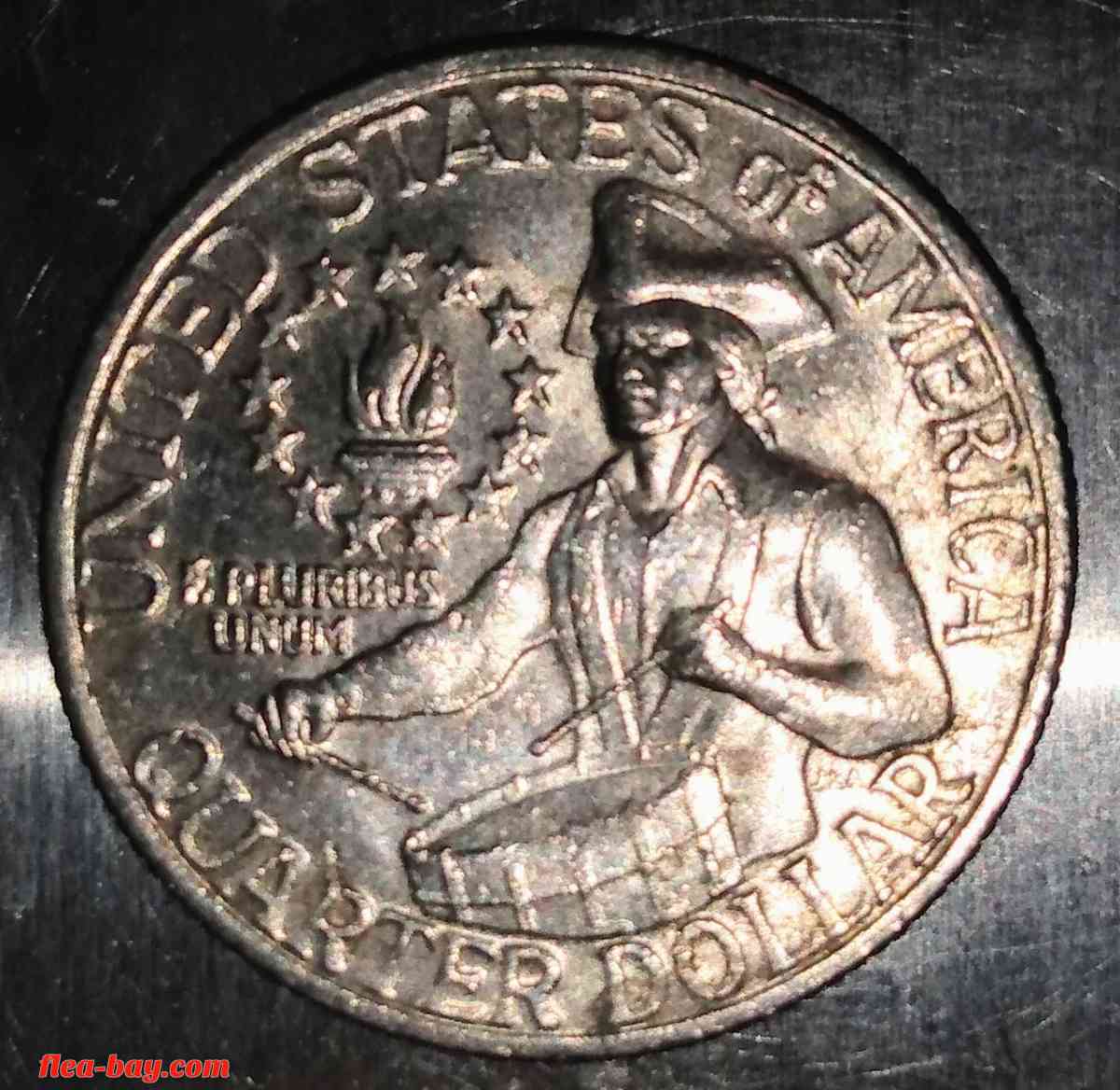 Transitional Bicentennial quarter dollar! 1776-1976/no mint - Kaneohe, Hawaii - FleaMarketBay