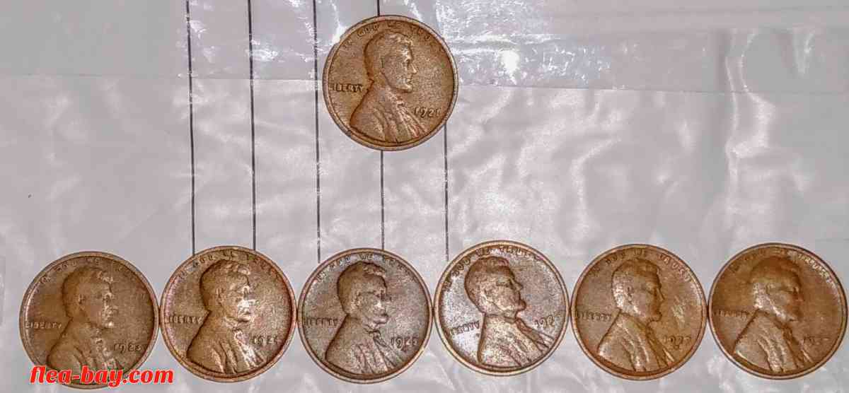 Lincoln Wheat cents! hard to find this era; early 20's - Kaneohe, Hawaii - FleaMarketBay