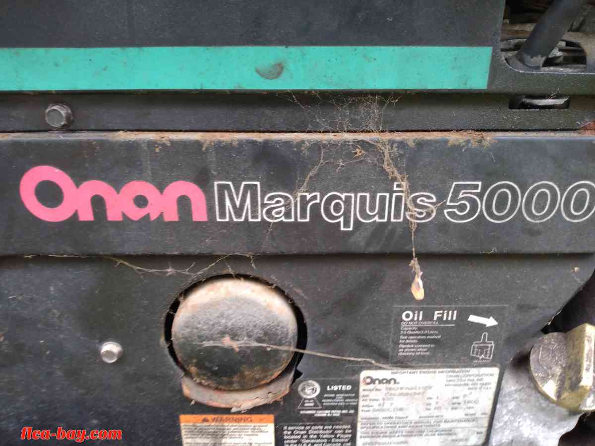 Onan generator 5500 watts - Advance, Indiana - FleaMarketBay