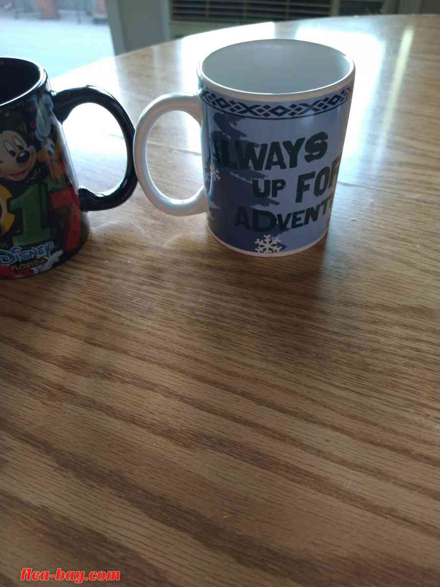 two Disney coffee cups - Livermore, California - FleaMarketBay