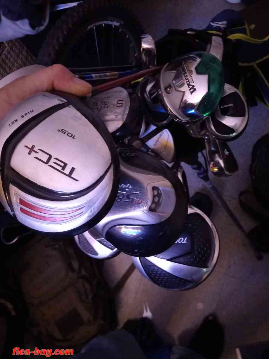 Golf Clubs10 diffdrivers & new full set top flight 2021clubs - San Francisco, California - FleaMarketBay