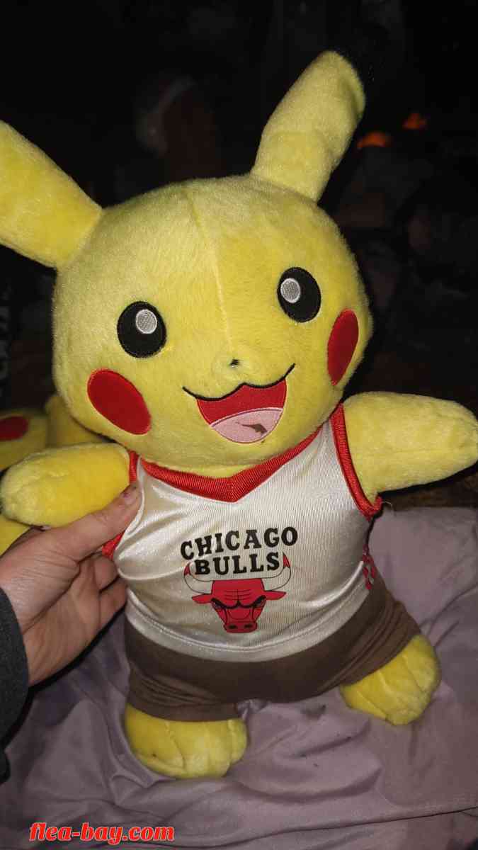 two large Pikachu stuffed dolls with talking voice box in th - Advance, Indiana - FleaMarketBay