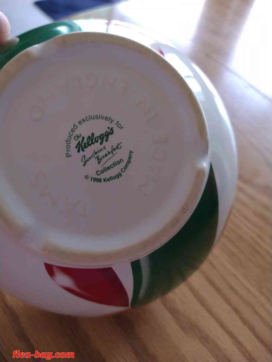 Kellogg's Cornelius corny rooster ceramic cereal bowl - Livermore, California - FleaMarketBay