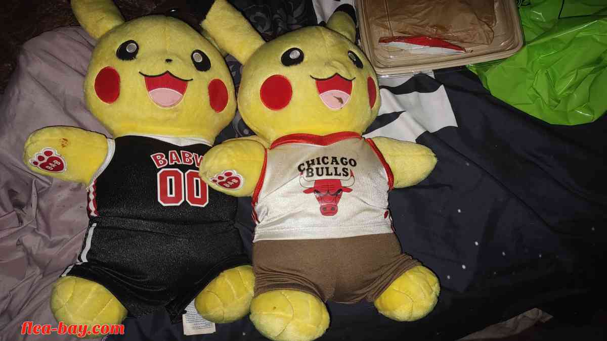 two large Pikachu stuffed dolls with talking voice box in th - Advance, Indiana - FleaMarketBay