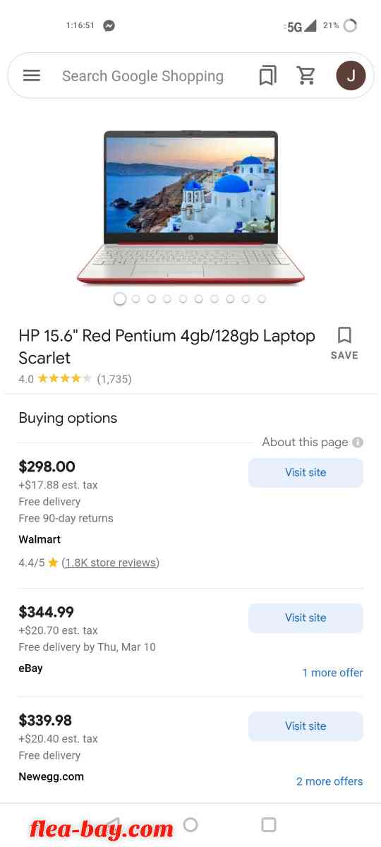 Hp 15.6" laptop 4gb/128gb windows 10 - Essington, Pennsylvania - FleaMarketBay