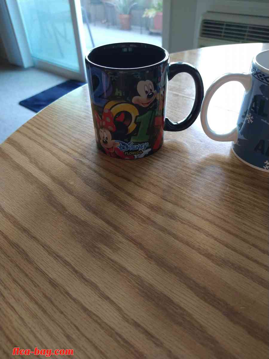 two Disney coffee cups - Livermore, California - FleaMarketBay