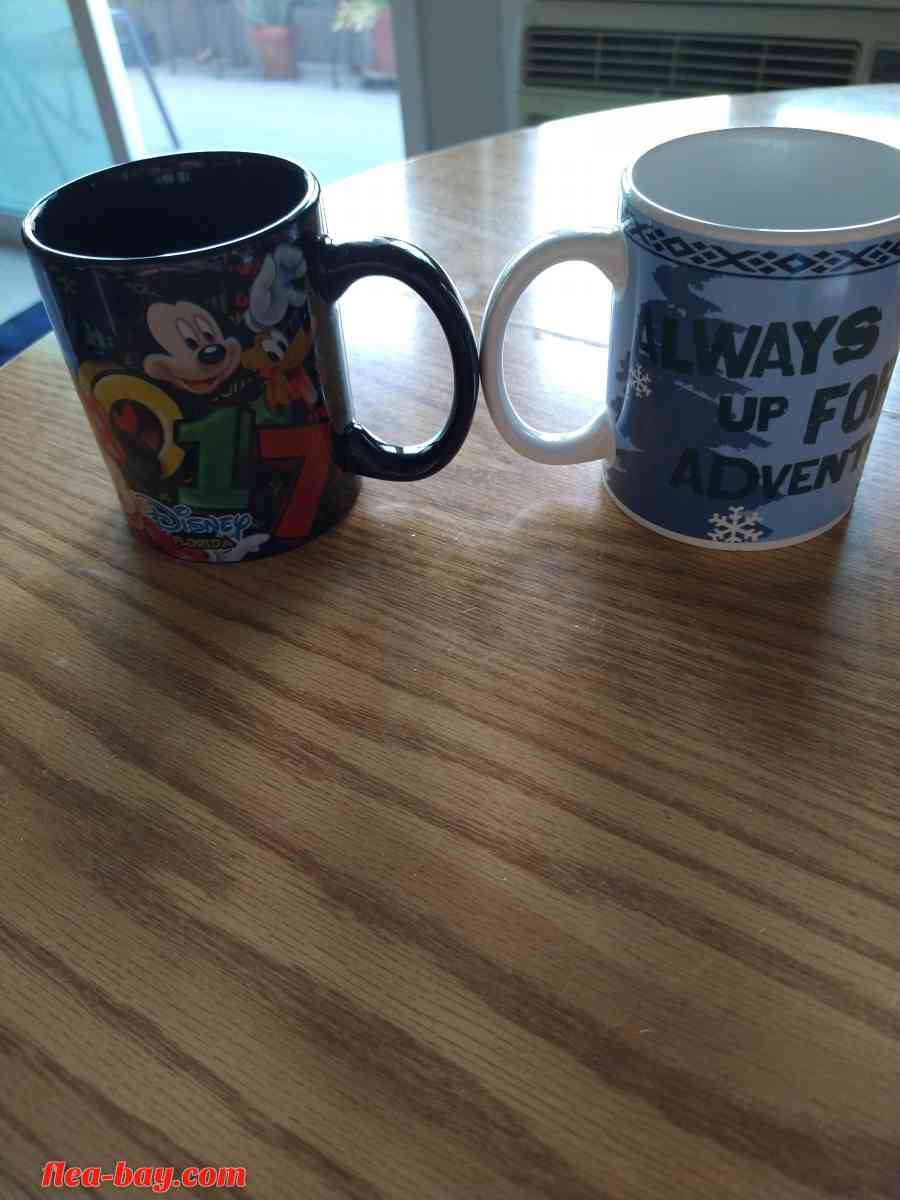 two Disney coffee cups - Livermore, California - FleaMarketBay