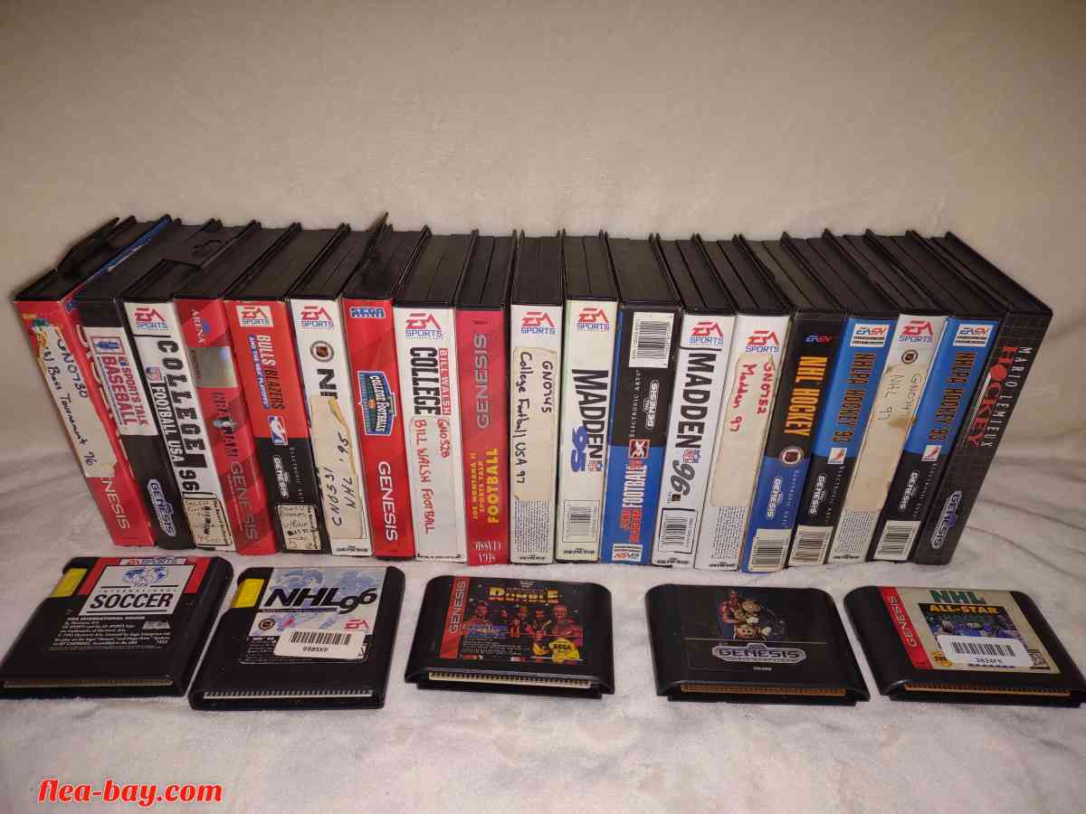 old Sega Genesis games - Zephyrhills, Florida - FleaMarketBay