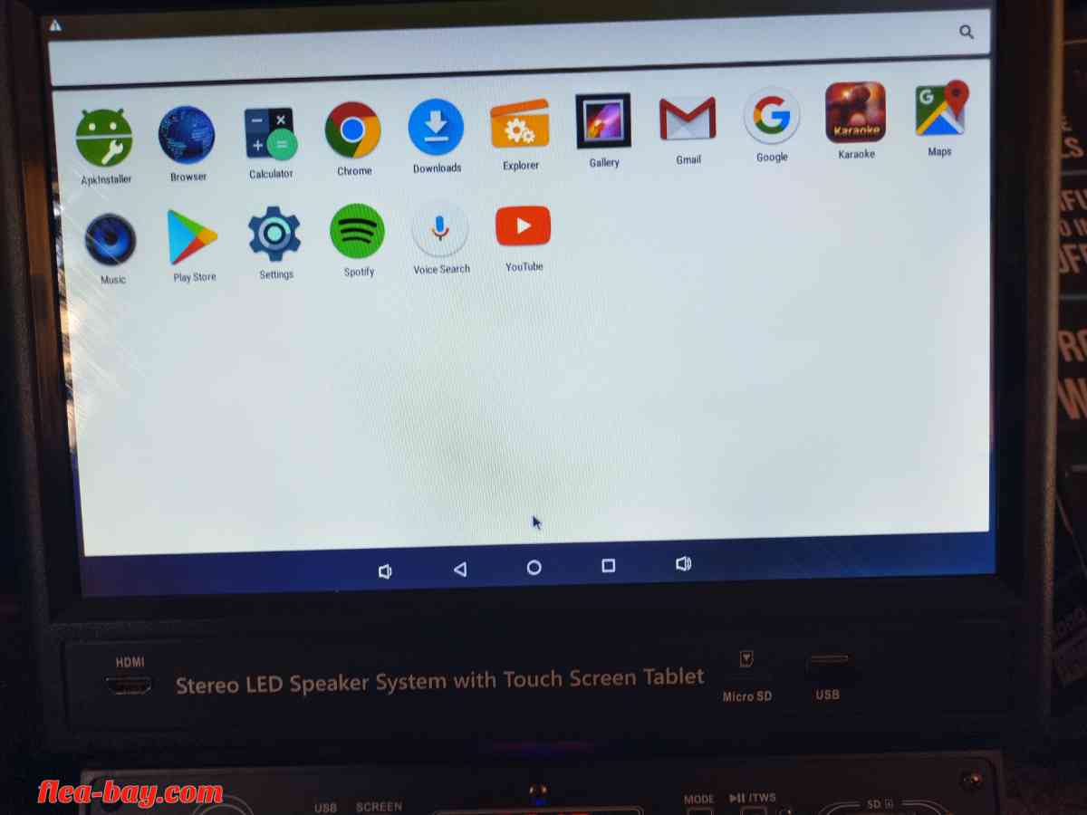 (DOLPHIN KARAOKE BLUETOOTH 2X10" WOOFER TOUCH SCREEN SPEAKER - El Paso, Texas - FleaMarketBay