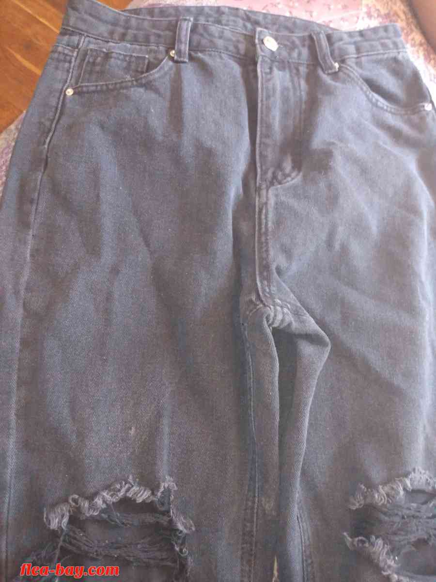 High waisted Ripped Jeans - Somerset, New Jersey - FleaMarketBay