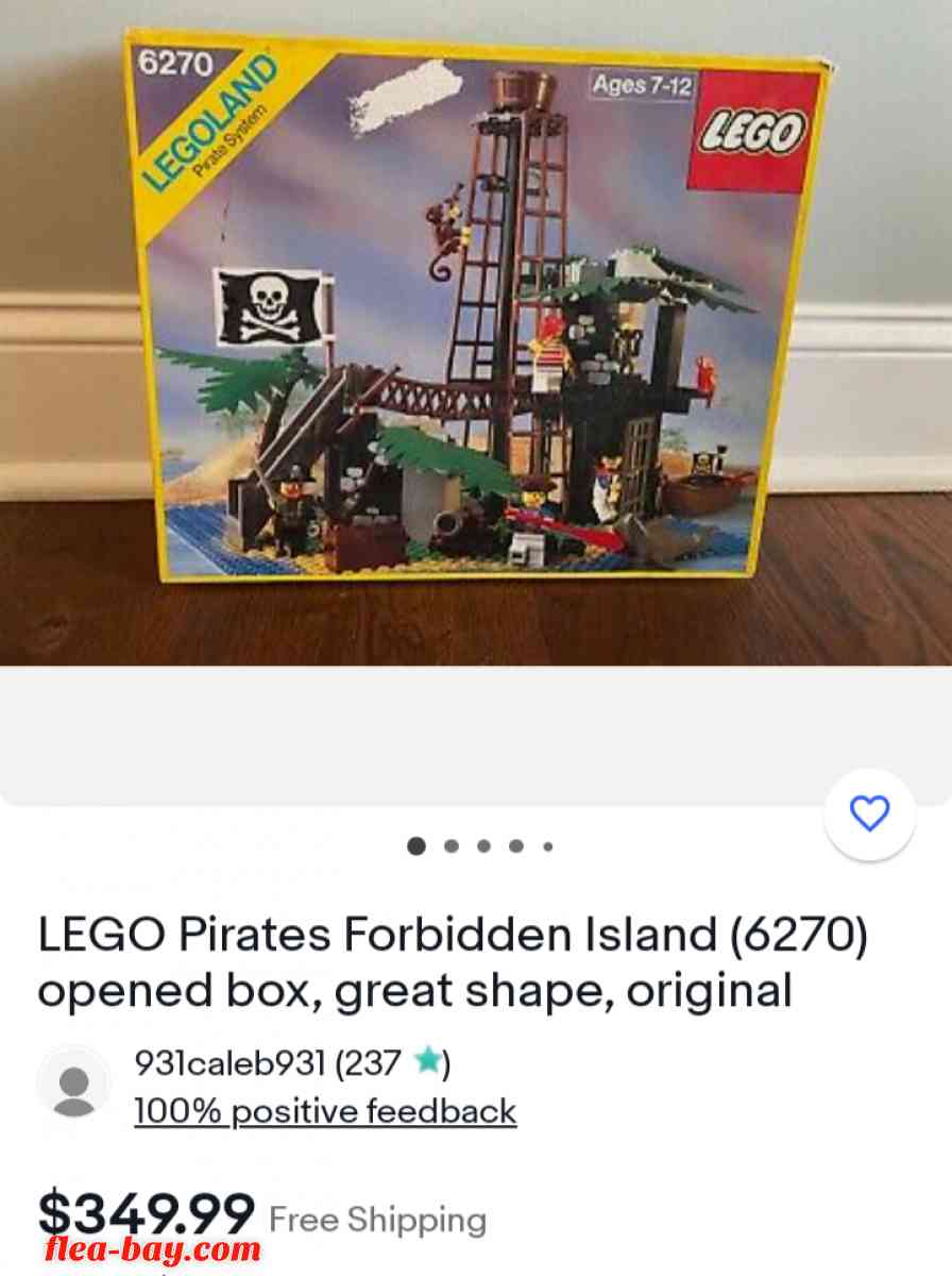 a 1989 forbidden Island Lego vintage game #6270 unopened - Gallipolis, Ohio - FleaMarketBay