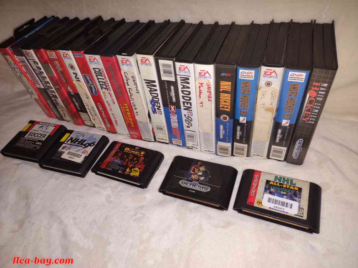 old Sega Genesis games - Zephyrhills, Florida - FleaMarketBay