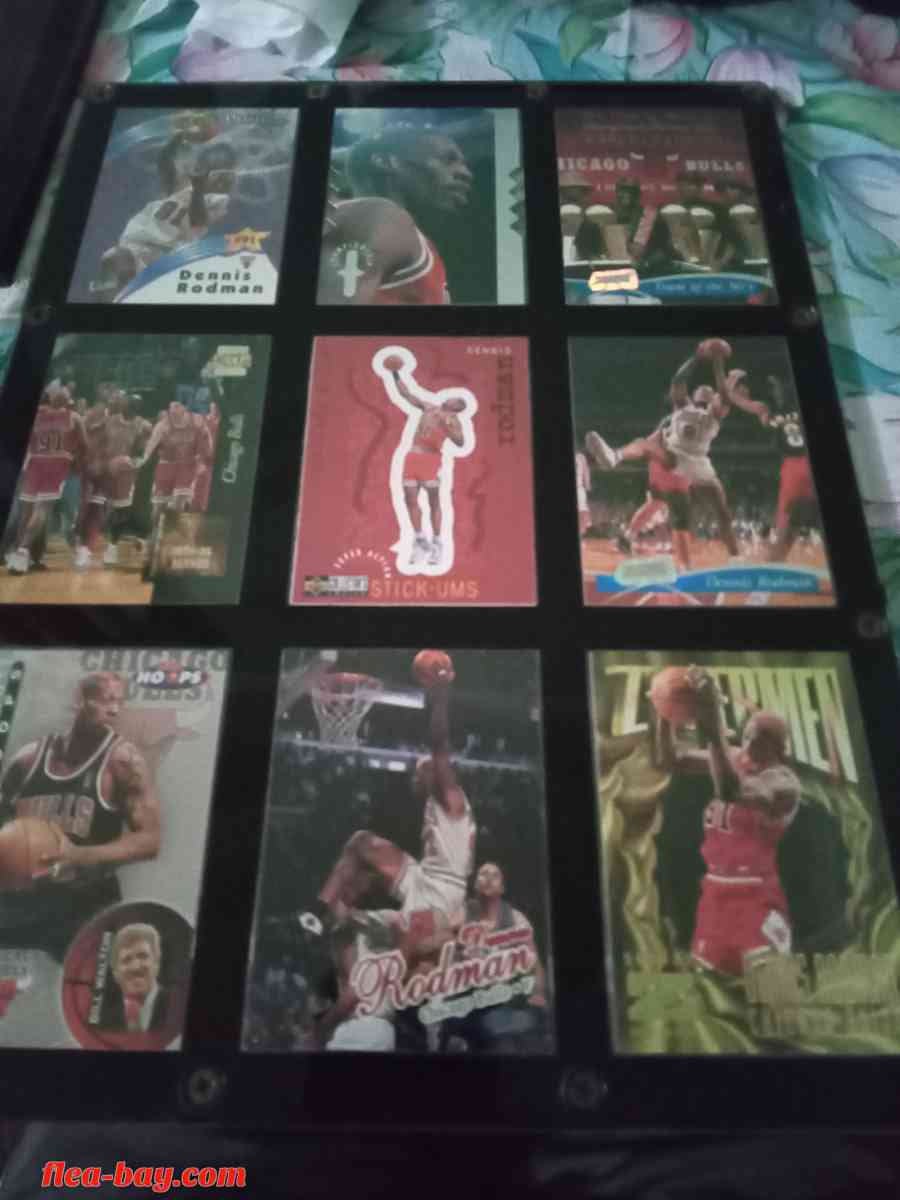 Dennis Rodman Plastic Plaque With Trading Cards - Rochester, New York