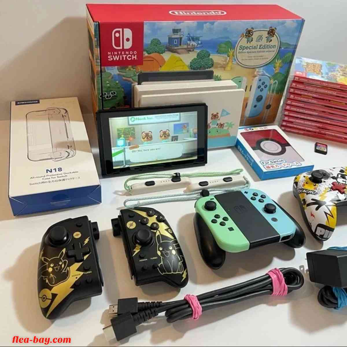 animal crossing Nintendo switch bundle - Washington, District of Columbia - FleaMarketBay