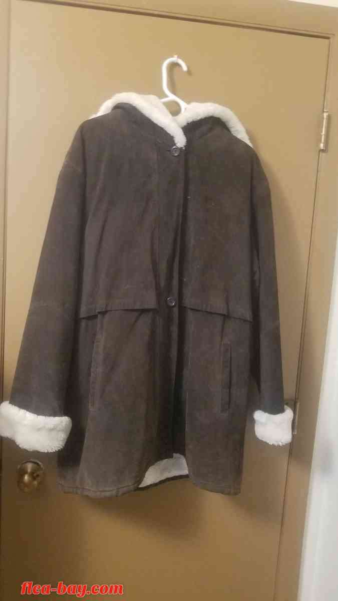 women's XL Suede Winter Coat