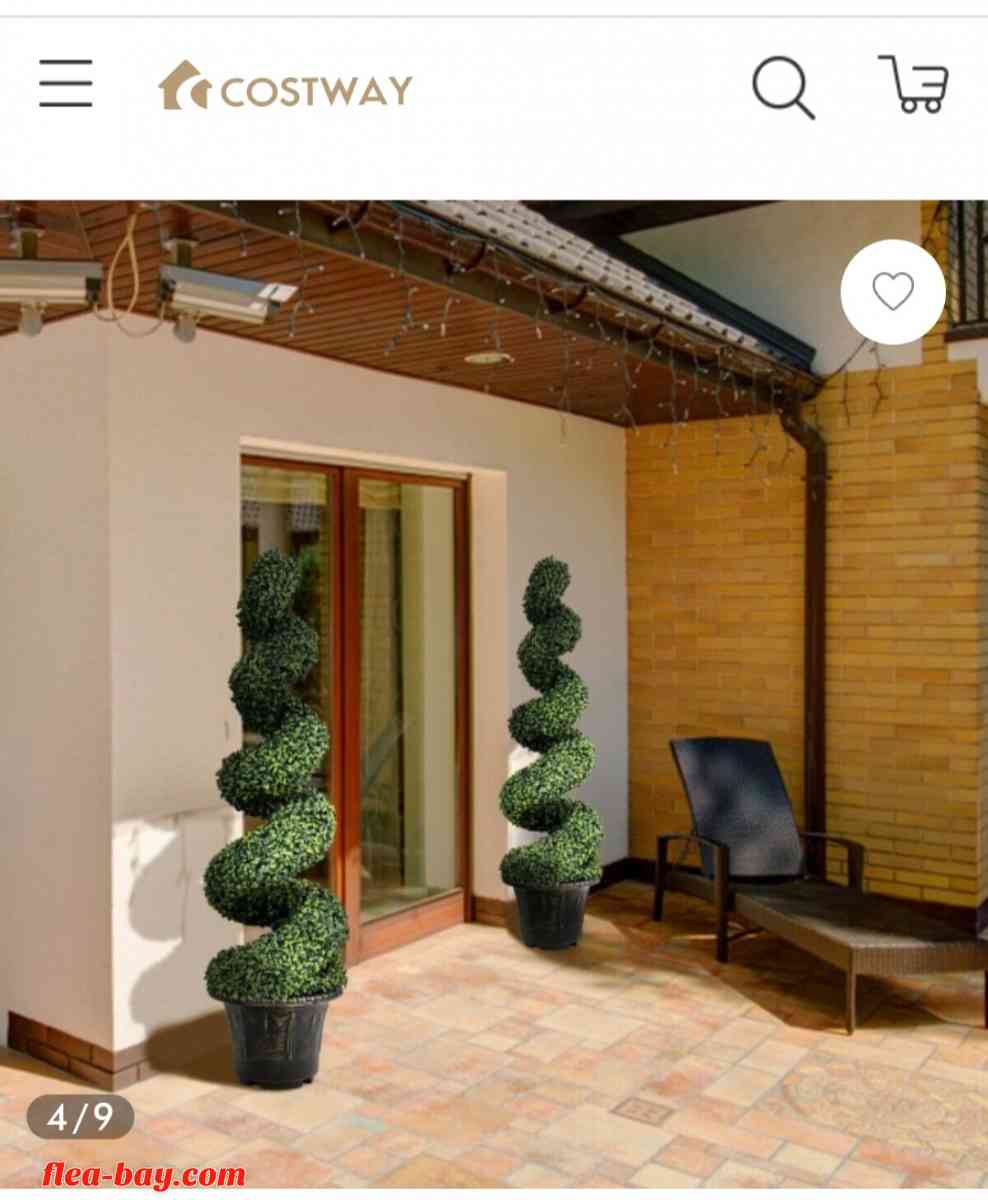 4ft   Artificial boxwood spiral tree faux tree w/realistic - Strongsville, Ohio - FleaMarketBay