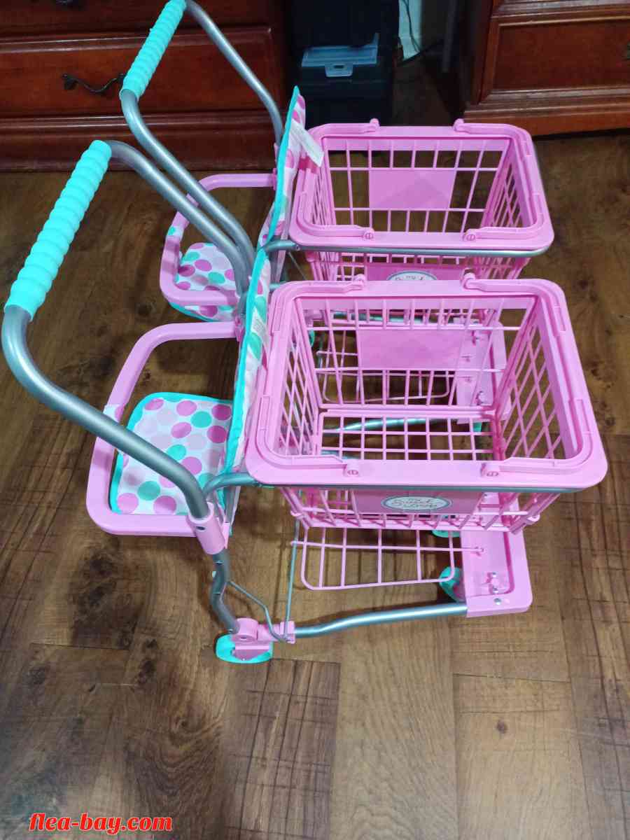 two little girl portable shopping baskets - Houston, Texas - FleaMarketBay