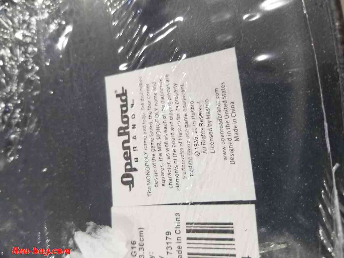 Vintage 2015 Metal Monopoly Sign Hasbro Wall hanging - Hobart, Indiana - FleaMarketBay