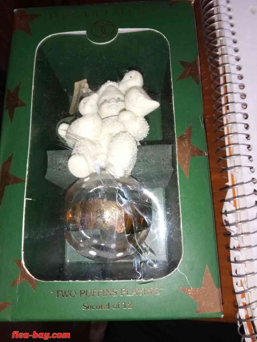 Department 56 ( Two Puffins Playing) Christmas Snow babies - Rochester, New York