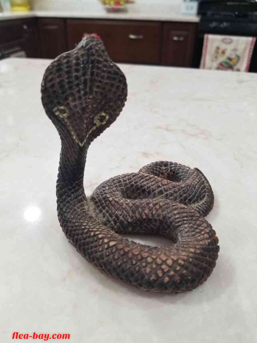 Vintage Cobra Figure Hard Rubber Plastic Toy Snakes - Hobart, Indiana - FleaMarketBay